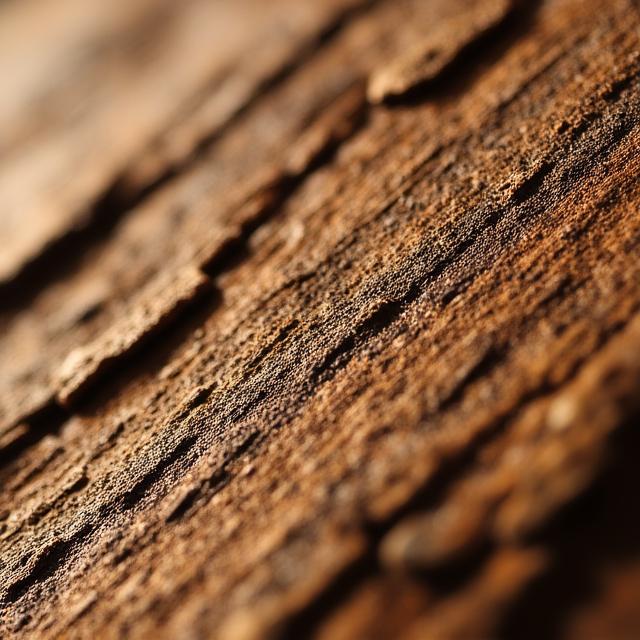 Gros plan sur le veinage d'un bois précieux identifié lors du diagnostic